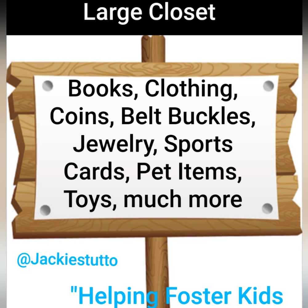 LARGE CLOSET SCROLL For UNIQUE ITEMS-BUNDLE N SAVE